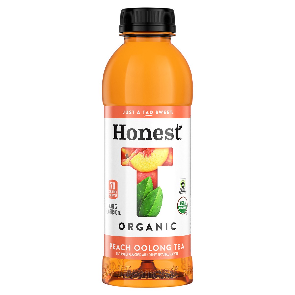 slide 1 of 10, Honest Teas Organic Peach Oolong Tea - 16.9 fl oz, 16.9 fl oz