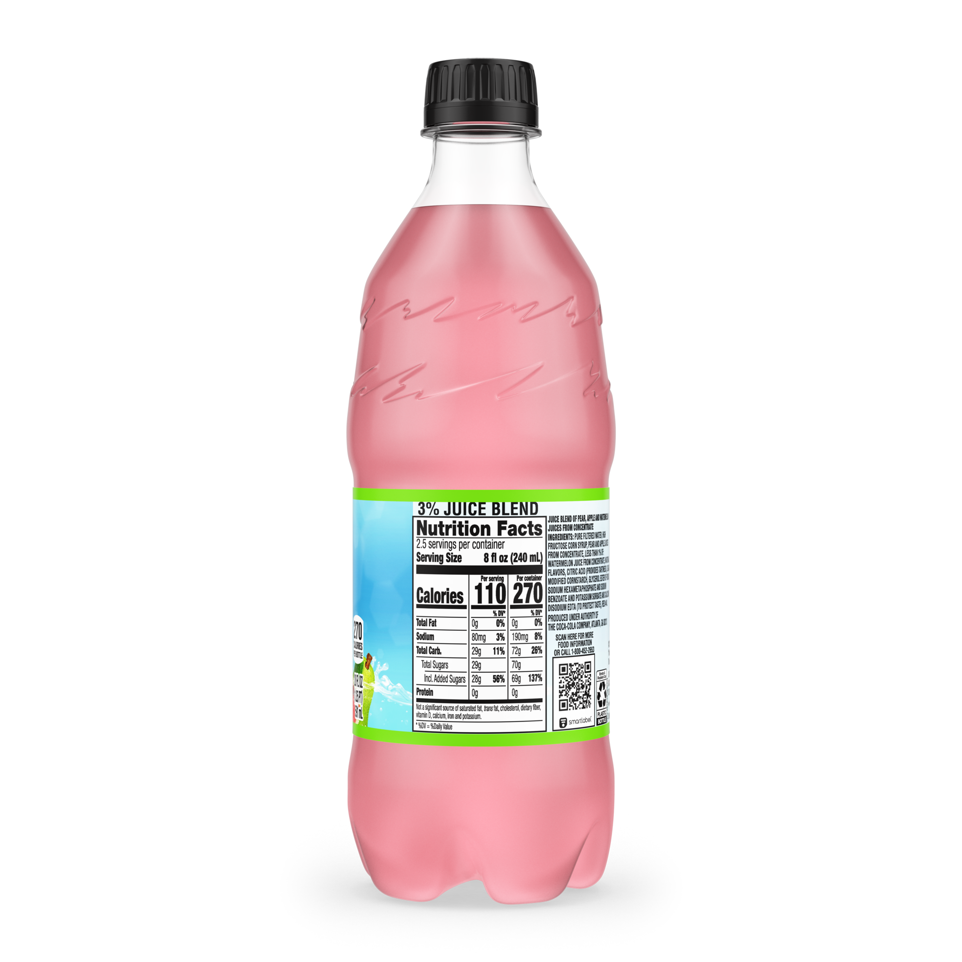 slide 4 of 5, Minute Maid Watermelon, Fruit Juice Drink, 20 fl oz, 20 fl oz