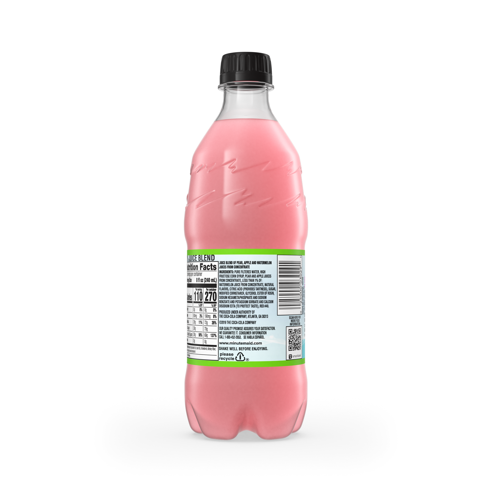 slide 2 of 5, Minute Maid Watermelon, Fruit Juice Drink, 20 fl oz, 20 fl oz