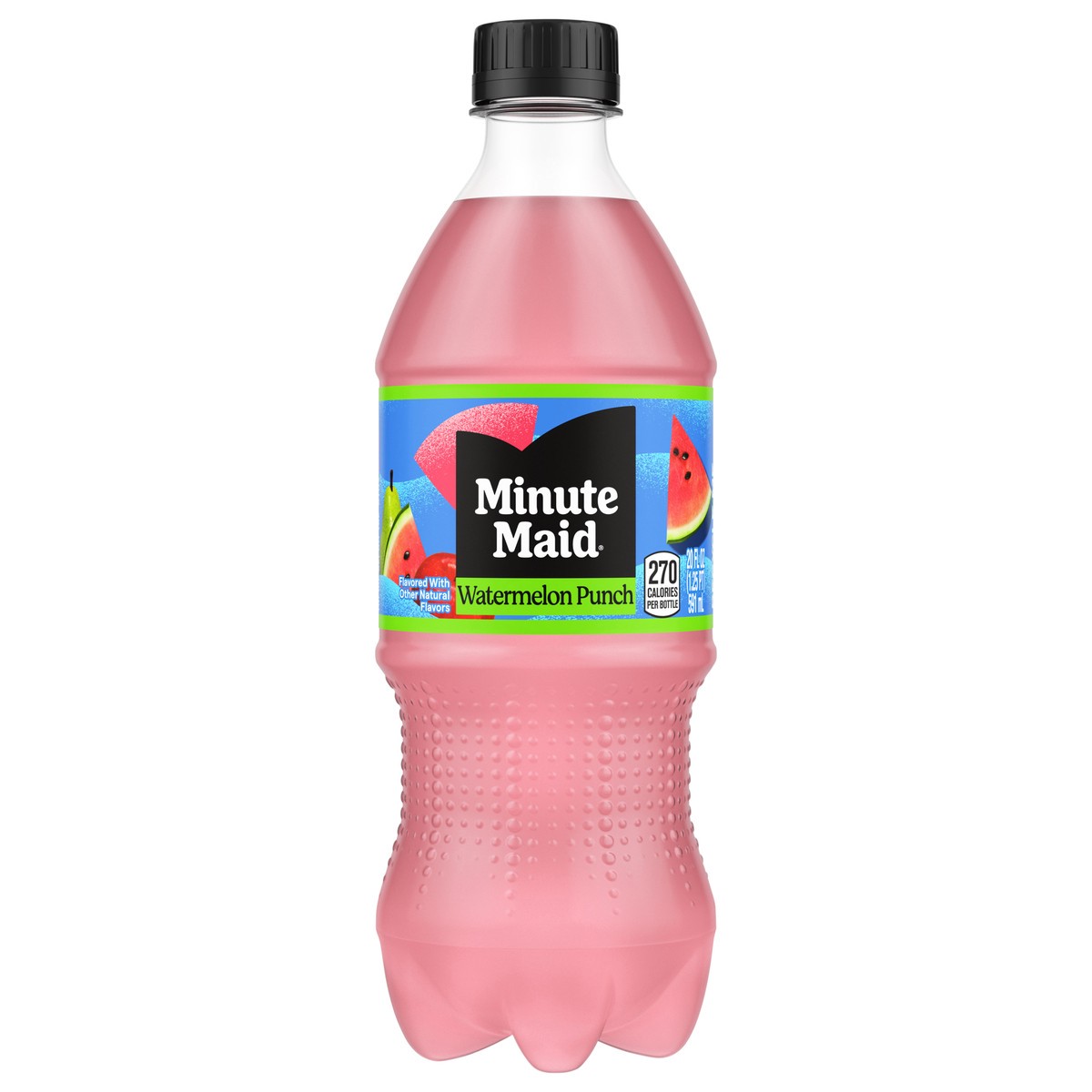 slide 1 of 5, Minute Maid Watermelon, Fruit Juice Drink, 20 fl oz, 20 fl oz
