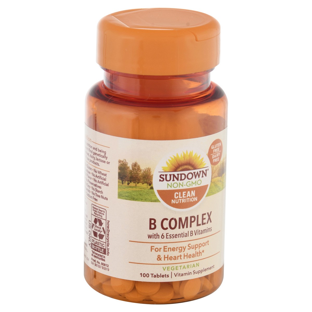 slide 2 of 9, Sundown Non-GMO Vitamin B Complex 100 ea, 100 ct