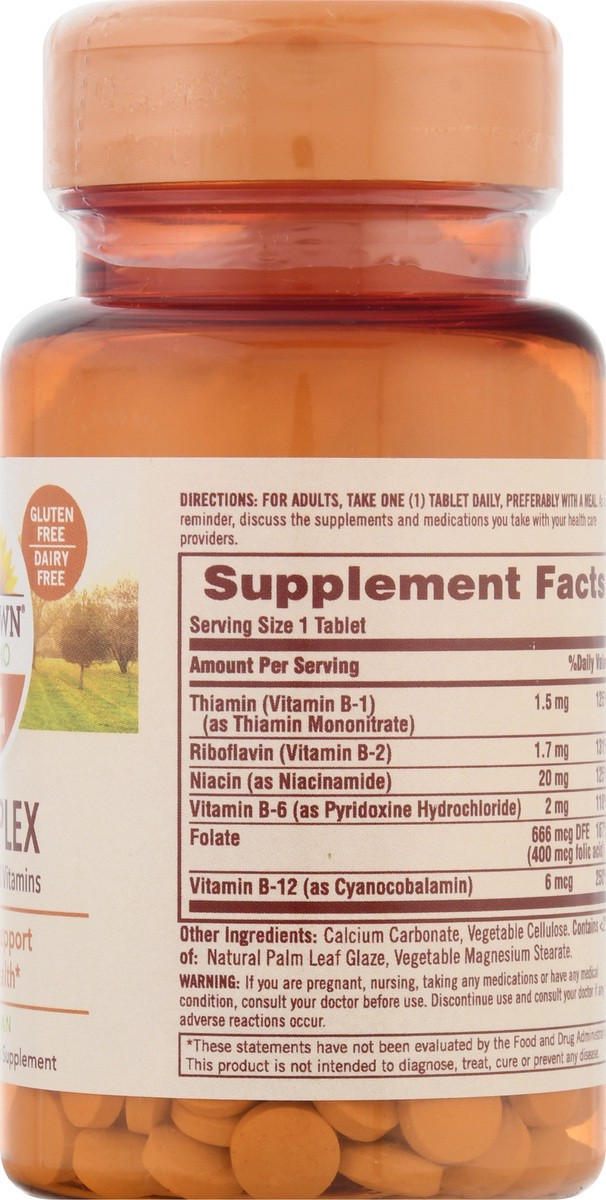 slide 8 of 9, Sundown Non-GMO Vitamin B Complex 100 ea, 100 ct