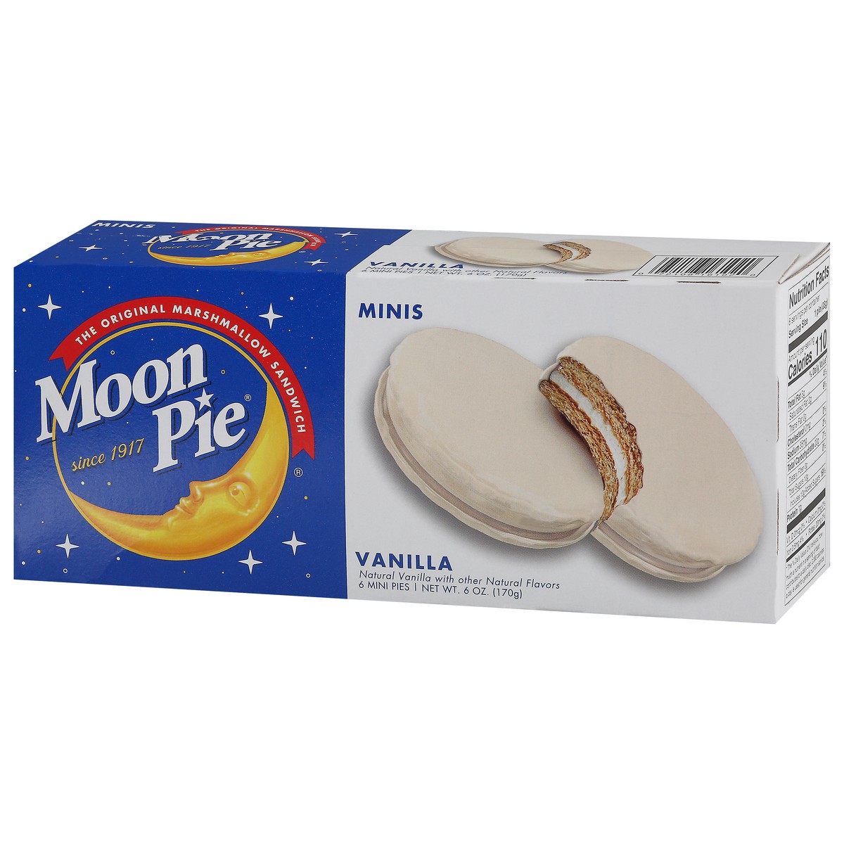 slide 12 of 14, Moon Pie Mini Vanilla, 6 ct