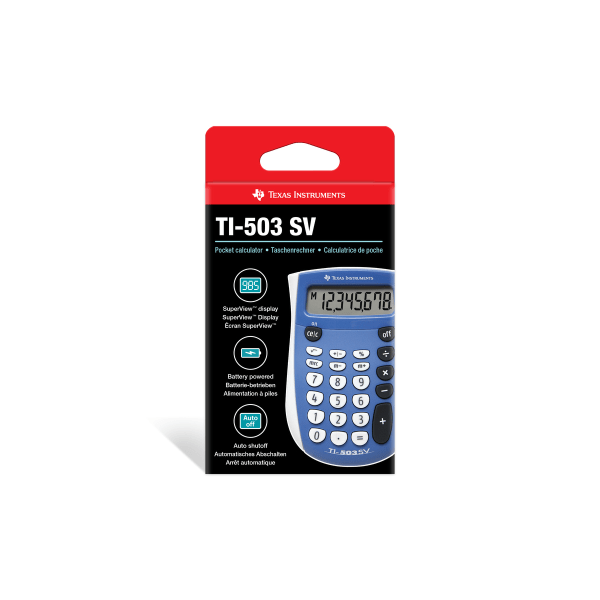 slide 2 of 4, Texas Instruments® TI-503SV Display Calculator, 1 ct