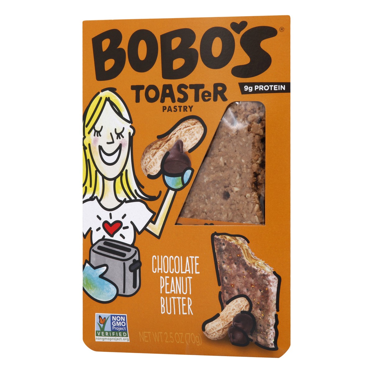 slide 2 of 8, Bobo's Oat Bars Toaster Pastry Choco, 2.5 oz