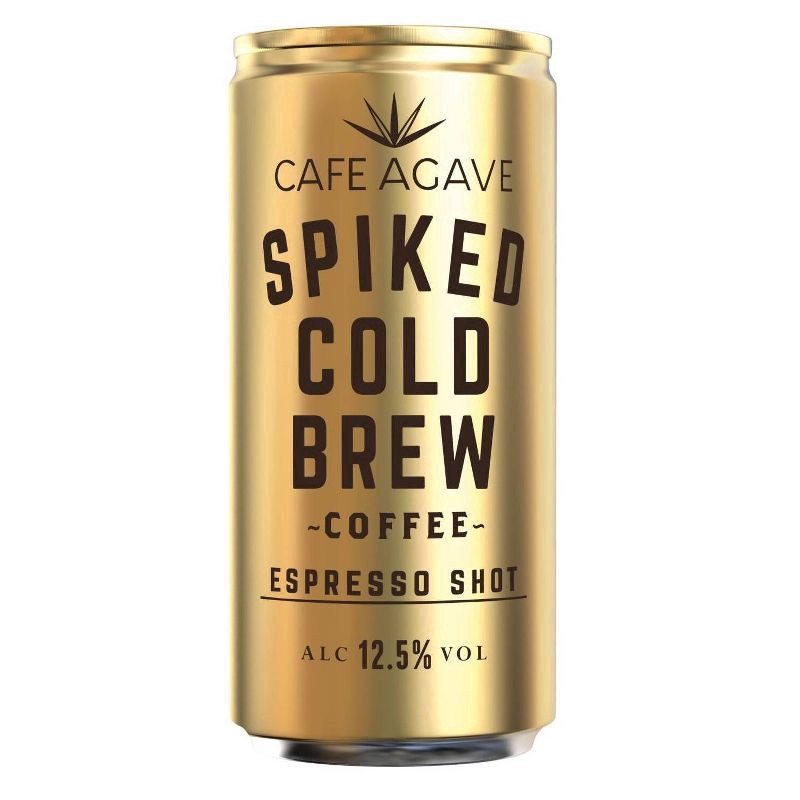 slide 2 of 3, Cafe Agave Espresso Shot Spiked Cold Brew Coffee - 4pk/187ml Cans, 4 ct; 187 ml
