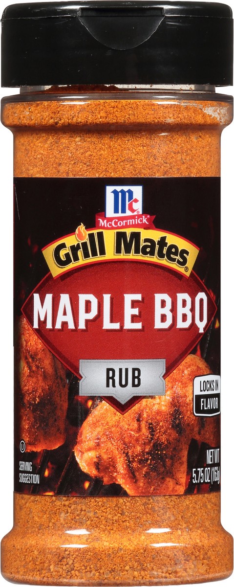 slide 6 of 10, McCormick Grill Mates Maple BBQ Rub, 5.75 oz, 5.75 oz