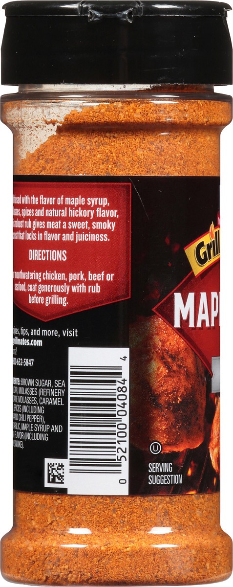 slide 9 of 10, McCormick Grill Mates Maple BBQ Rub, 5.75 oz, 5.75 oz