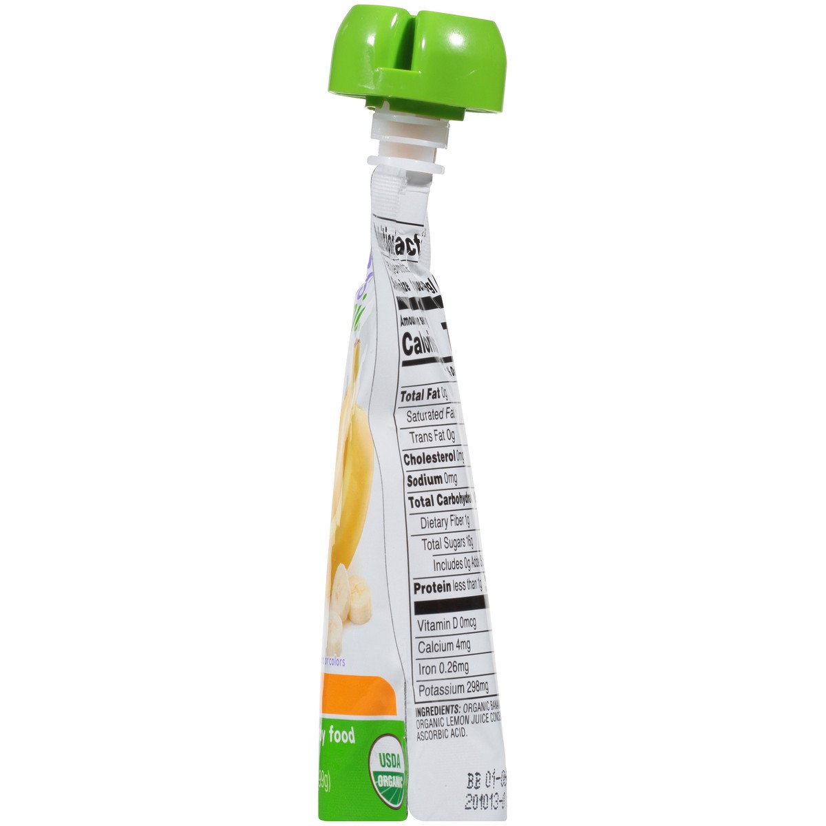 slide 13 of 14, Tippy Toes Organic 2 (6 Months & Up) Banana Baby Food 3.5 oz, 3.5 oz