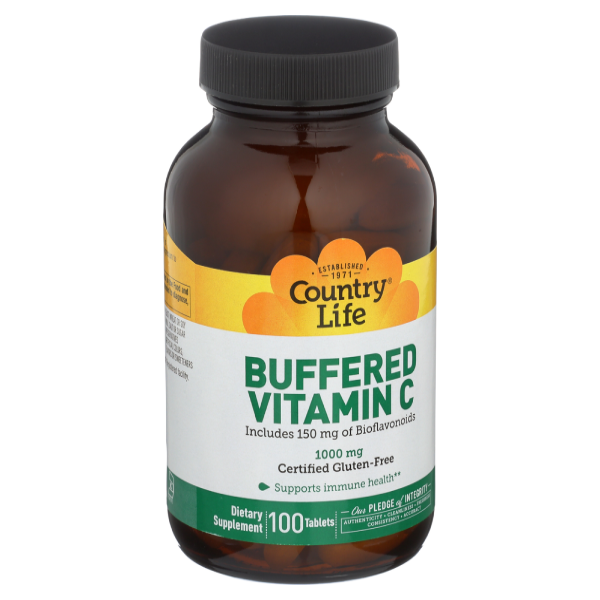 slide 1 of 1, Country Life Buffered Vitamin C, 100 ct