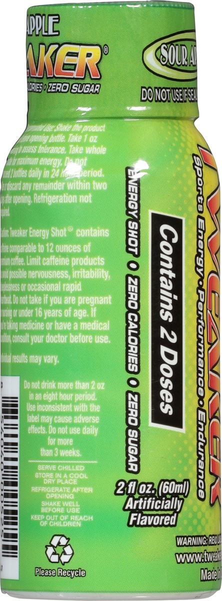 slide 12 of 13, Tweaker Extra Strength Sour Apple Energy Shot - 2 fl oz, 2 fl oz