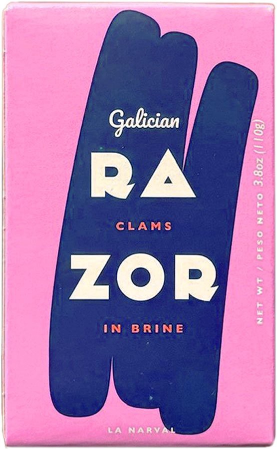 slide 1 of 1, La Narval Galician Razor Clams in Brine, 3.8 oz