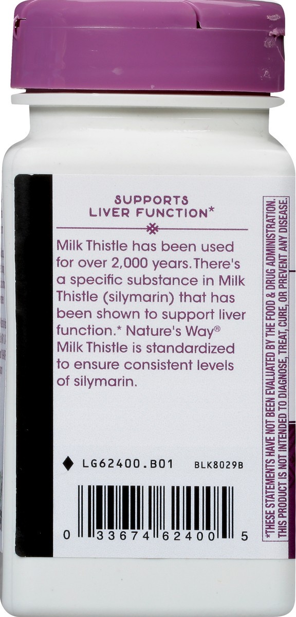 slide 2 of 9, Nature's Way Milk Thistle 60 Vegan Capsules, 60 ct