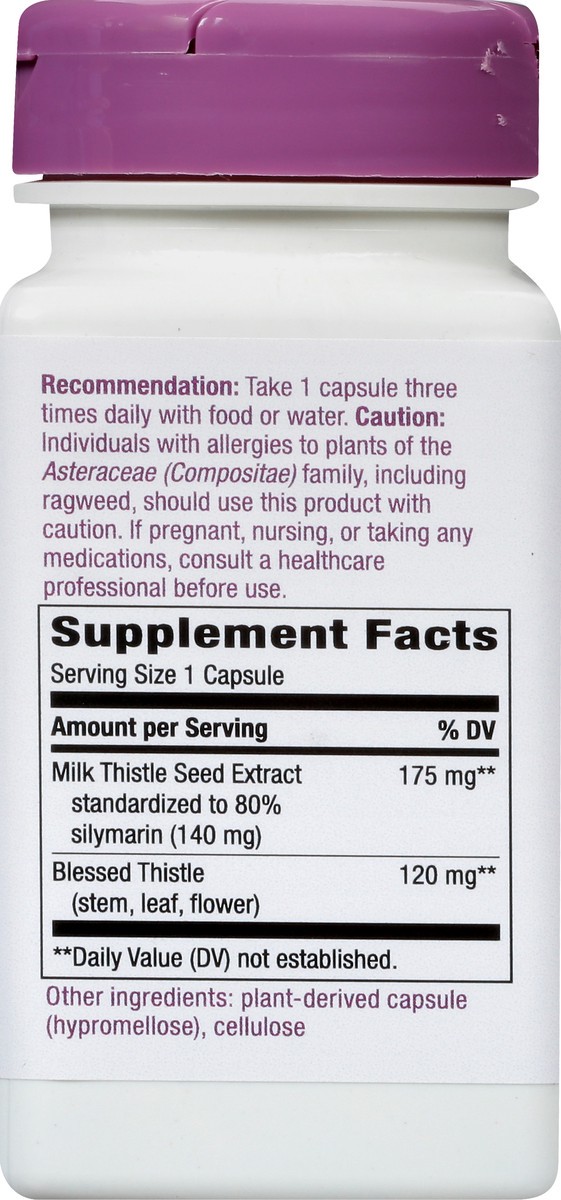 slide 5 of 9, Nature's Way Milk Thistle 60 Vegan Capsules, 60 ct