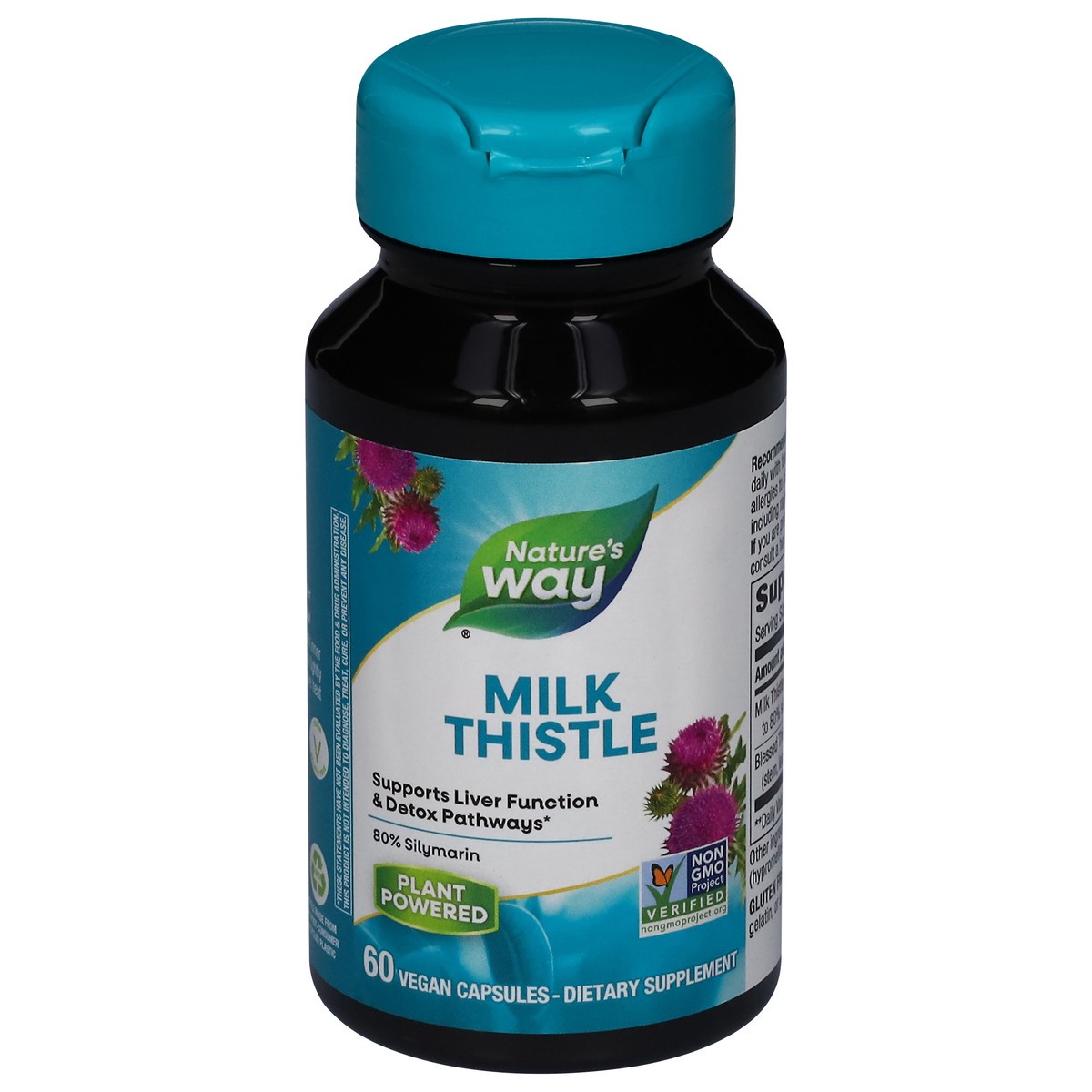 slide 1 of 9, Nature's Way Milk Thistle 60 Vegan Capsules, 60 ct