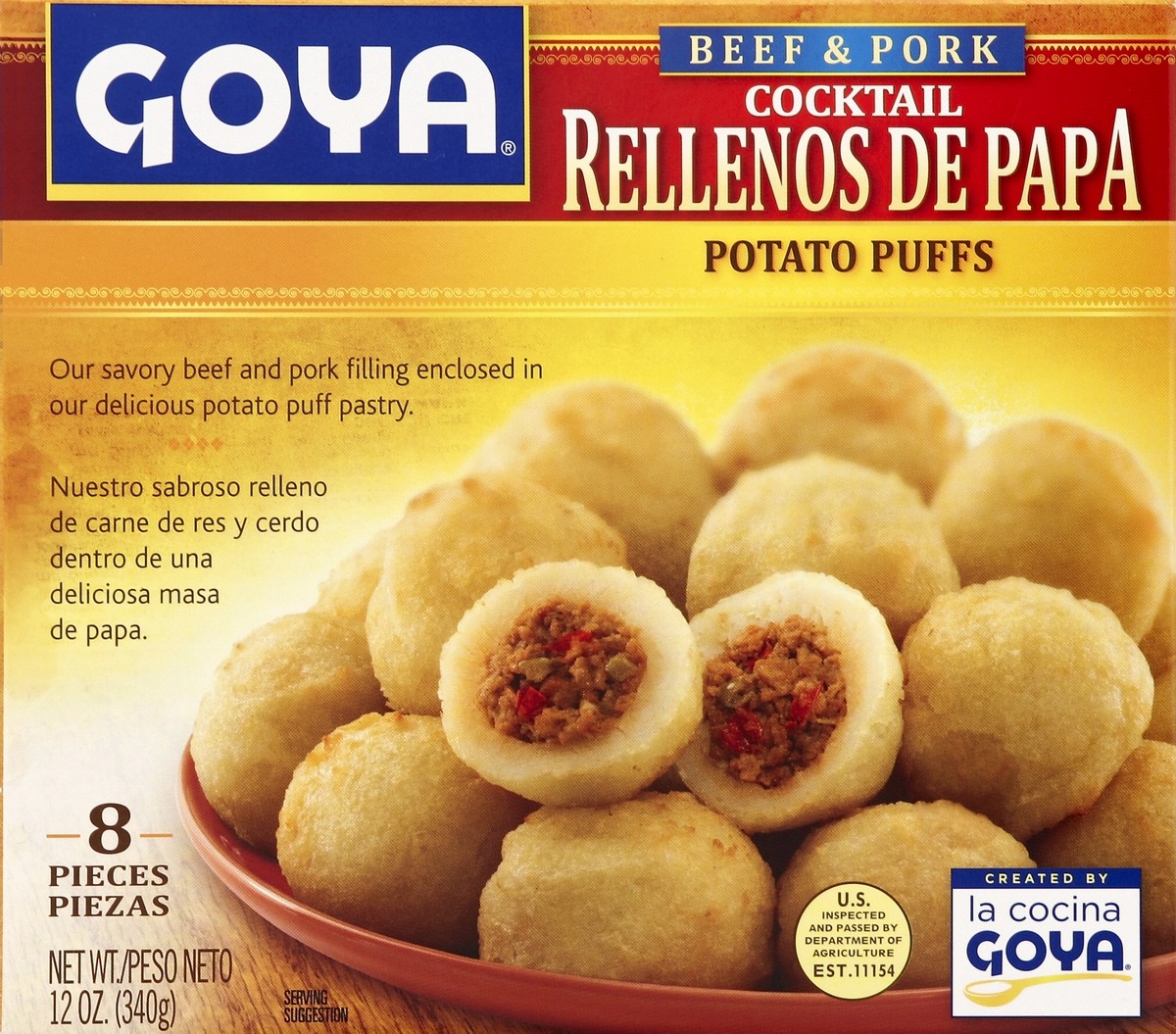 slide 4 of 4, Goya Potato Puffs 8 ea, 8 ct