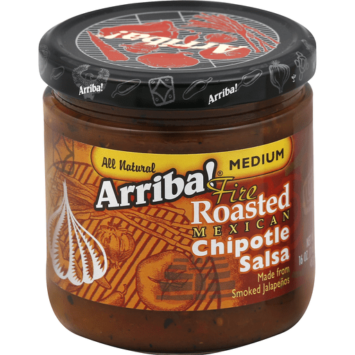 slide 2 of 2, Arriba! Chipotle Salsa, 16 oz