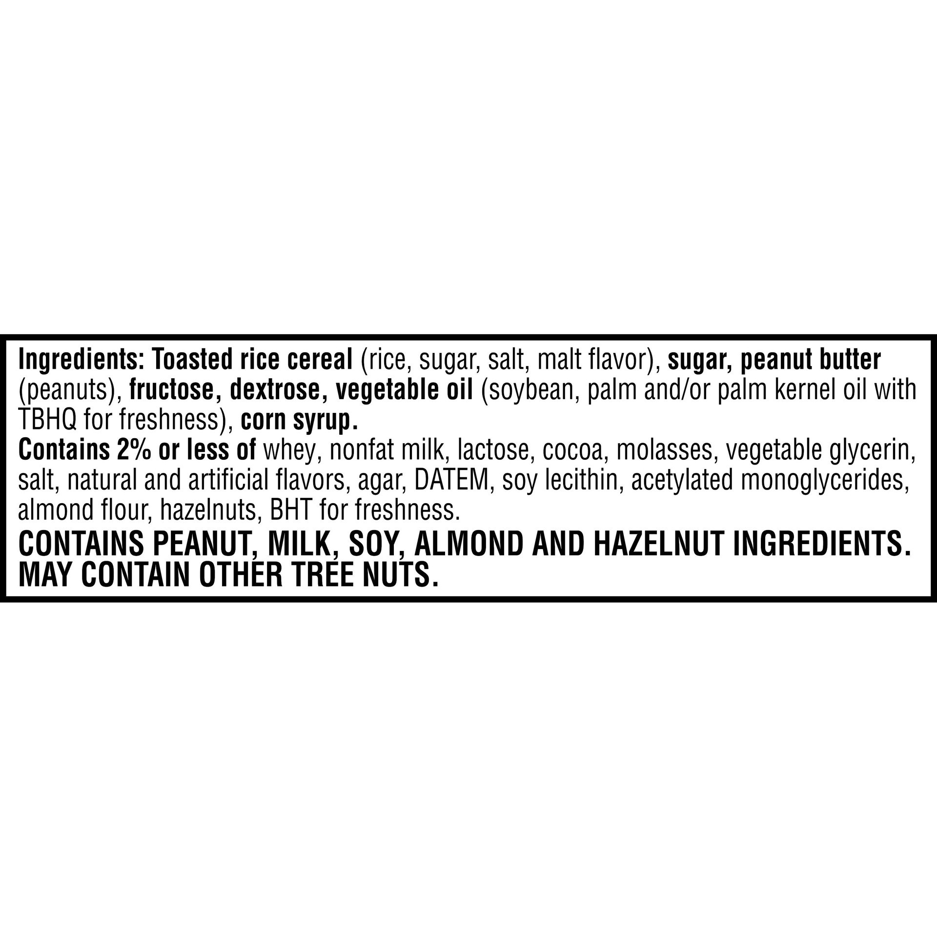 slide 2 of 5, Kellogg's Rice Krispies Treats Chocolatey Peanut Butter Crispy Rice Squares, 1 ct