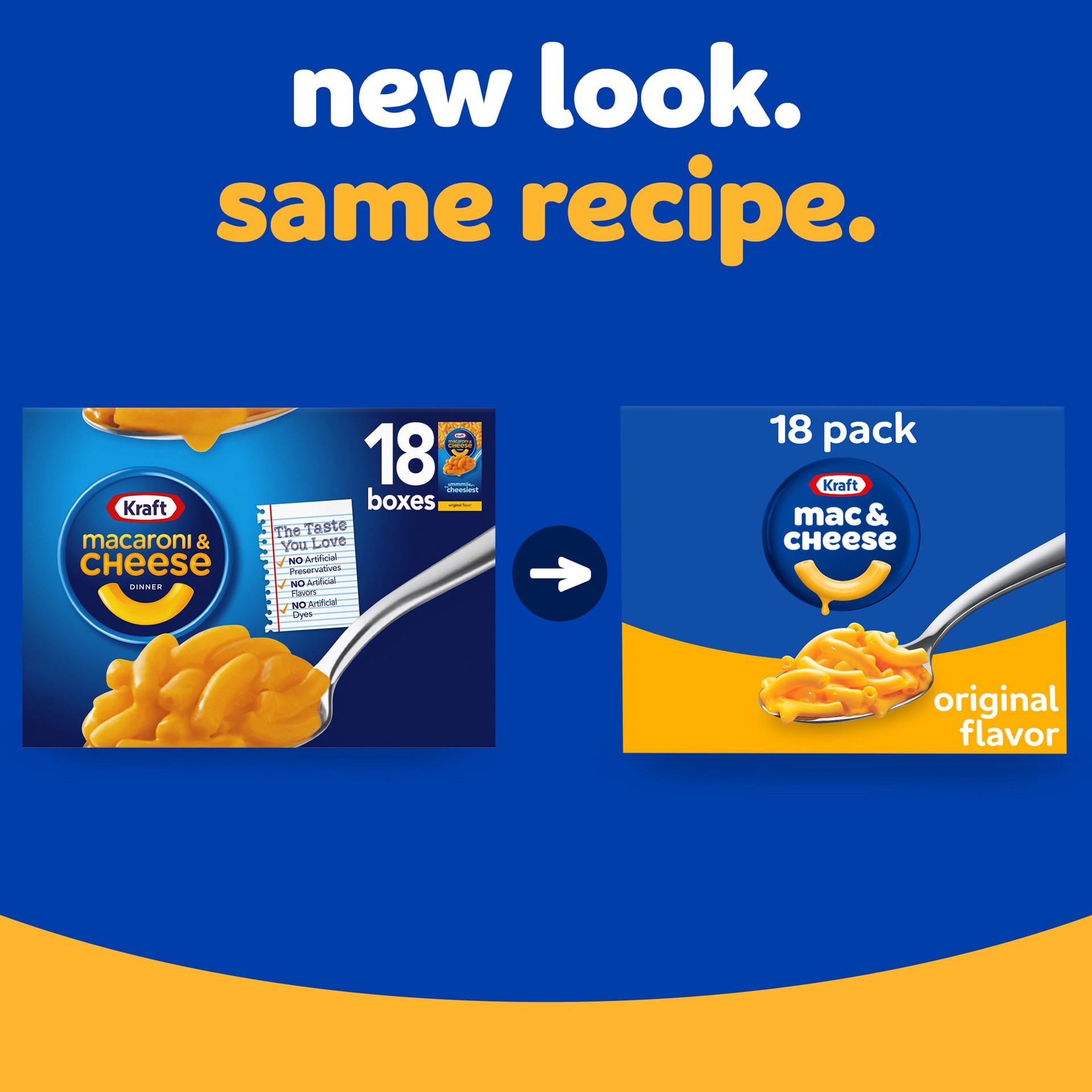 slide 2 of 5, Kraft Original Mac & Cheese Macaroni and Cheese Dinner, 18 ct Pack, 7.25 oz Boxes, 18 ct