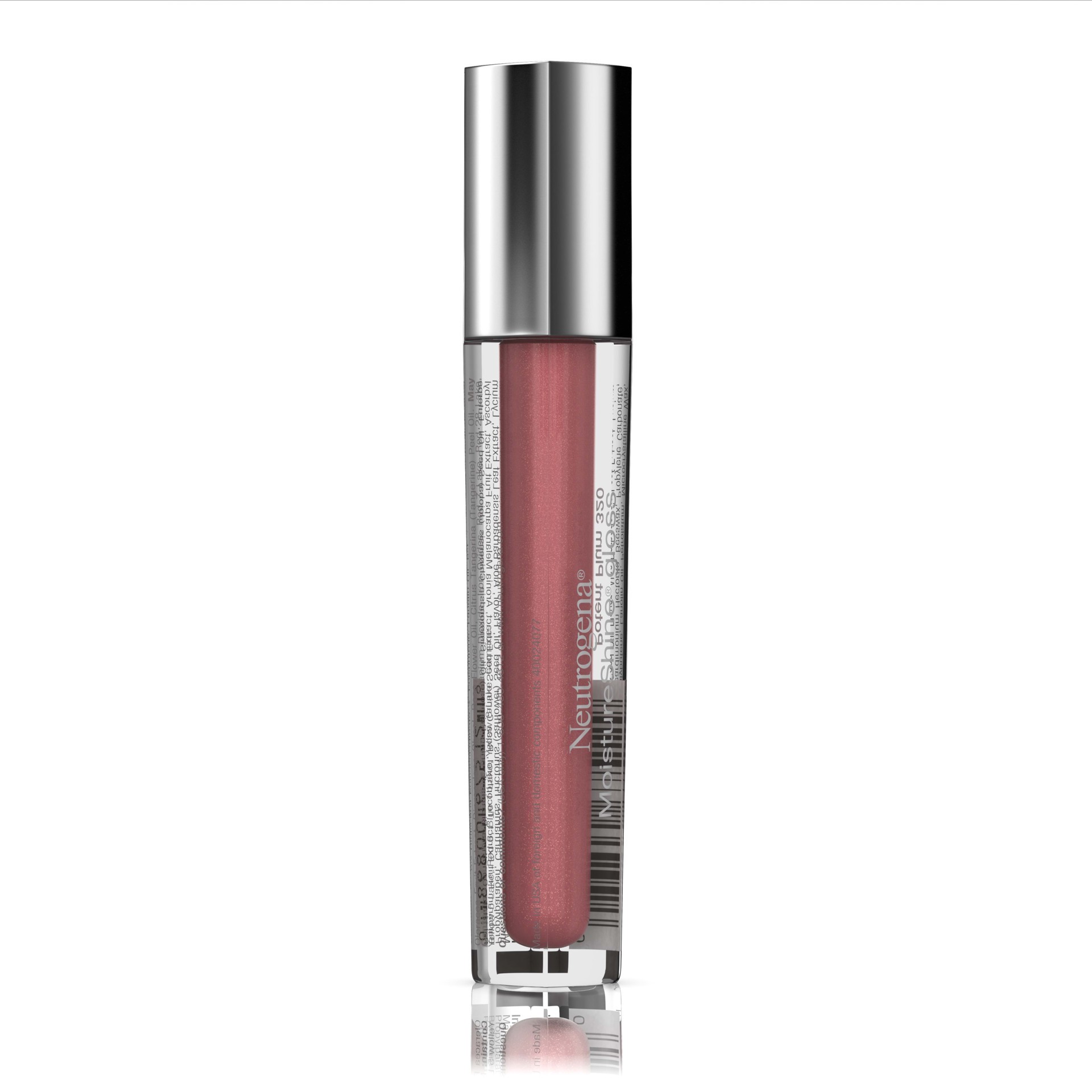 slide 3 of 5, Neutrogena MoistureShine Lip-Moisturizing Gloss, Berry-Scented and Sheer-Colored Conditioning Lip Gloss, Lightweight, Non-Sticky and Non-Tacky, Antioxidants, Potent Plum 320,.12 oz, 0.12 oz