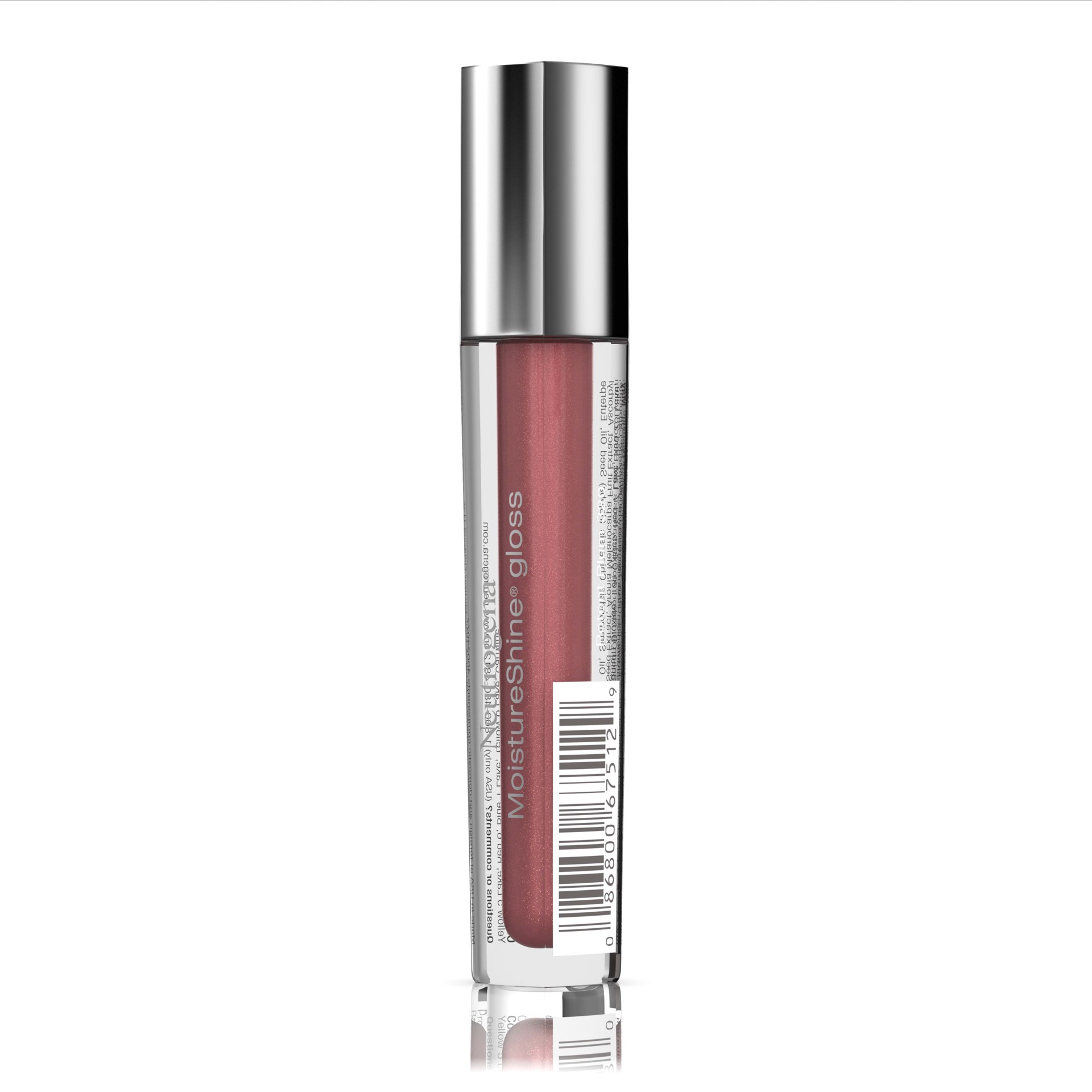 slide 4 of 5, Neutrogena MoistureShine Lip-Moisturizing Gloss, Berry-Scented and Sheer-Colored Conditioning Lip Gloss, Lightweight, Non-Sticky and Non-Tacky, Antioxidants, Potent Plum 320,.12 oz, 0.12 oz