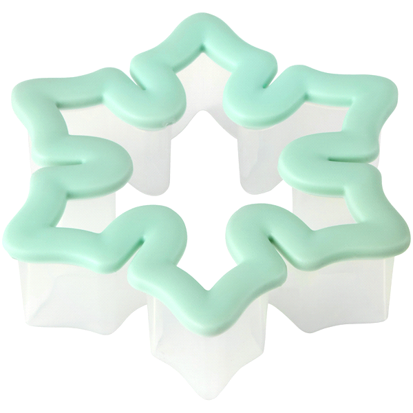 slide 1 of 1, Wilton Grippy Snowflake Cookie Cutter, 1 ct