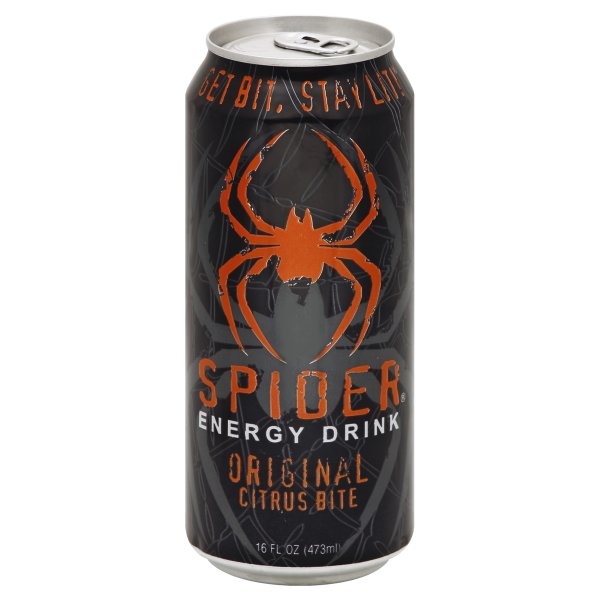 slide 1 of 1, Spider Energy Drink 16 oz, 16 oz