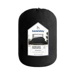 Havenstay Geo Quilt, Full/Queen, Gray