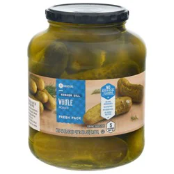 SE Grocers Whole Pickles Fresh Pack Kosher Dill