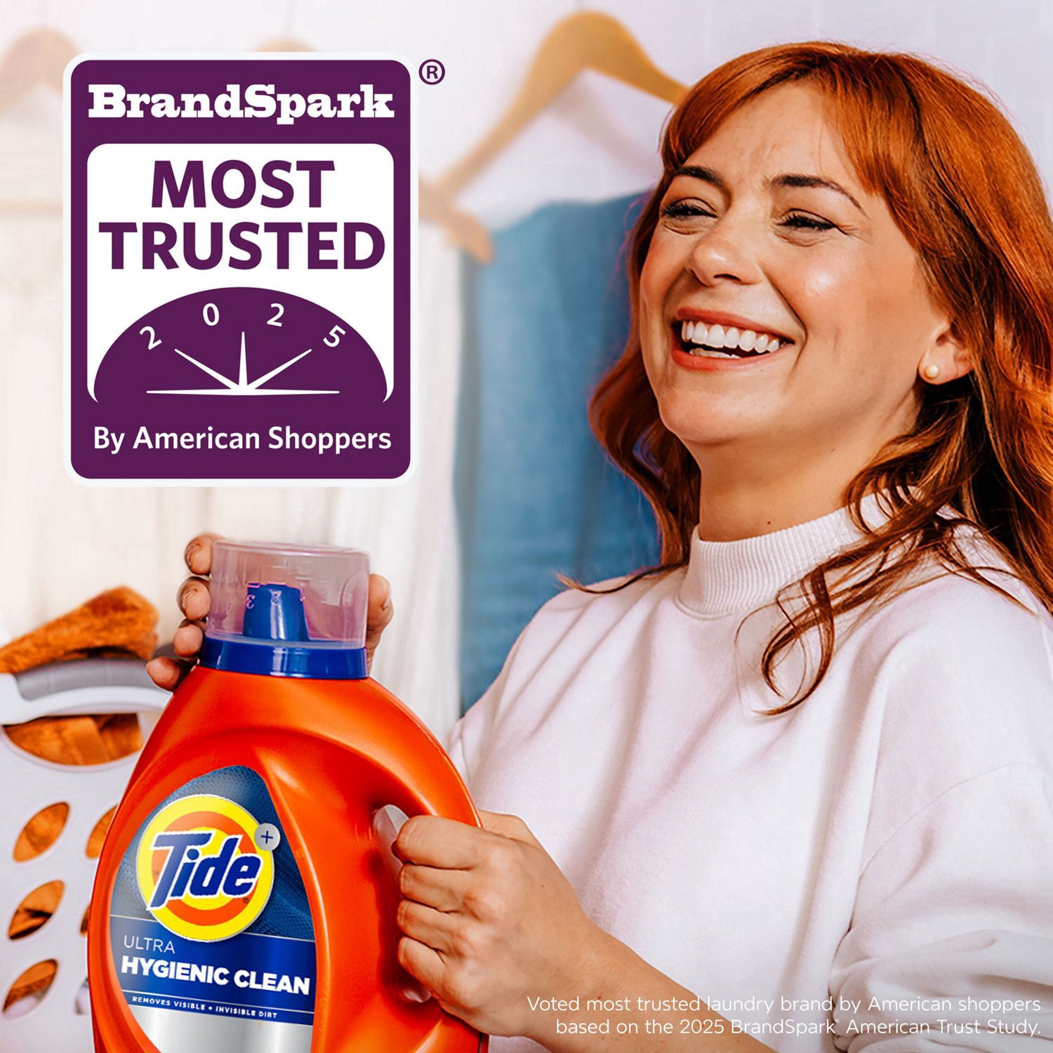 slide 3 of 10, Tide + Ultra Hygienic Clean Liquid Laundry Detergent, Original Scent, 132 Oz, 132 oz