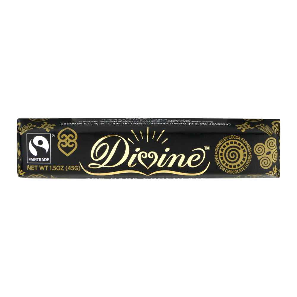 slide 1 of 5, Divine 70% Dark Chocolate Snack Bar, 1.5 oz