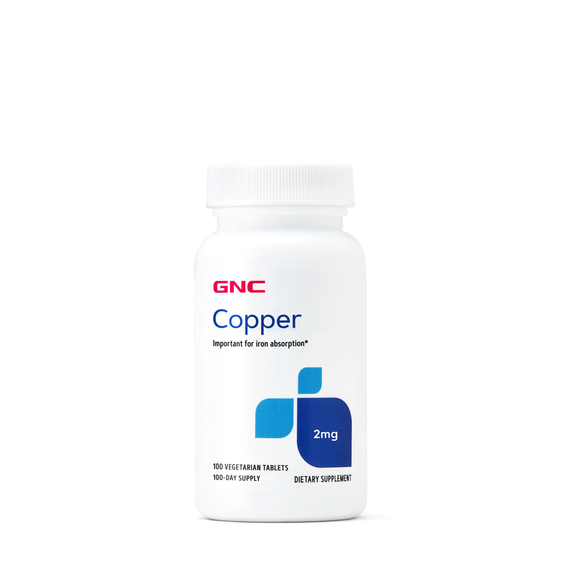 slide 1 of 1, GNC Copper 2 mg, 100 ct