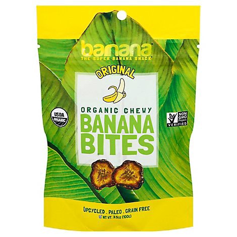 slide 1 of 1, Barnana Banana Bites Organic Chewy Original - 3.5 Oz, 3.5 oz