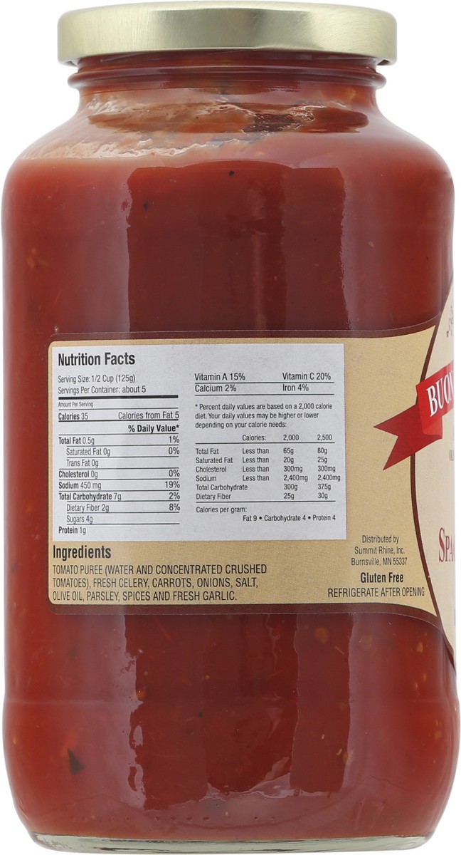 slide 9 of 9, Buon Giorno Italia Buon Giorno Deluxe Spaghetti Sauce, 