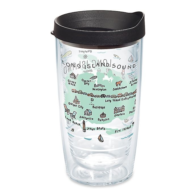 slide 1 of 1, Tervis My Place Long Island Wrap Tumbler with Lid, 16 oz