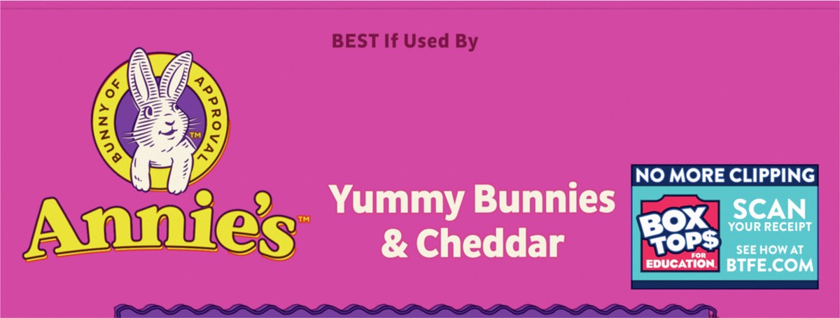 slide 5 of 9, Annie's Yummy Bunnies and Cheddar, Made with Real Cheese and Organic Pasta, 6 oz, 6 oz