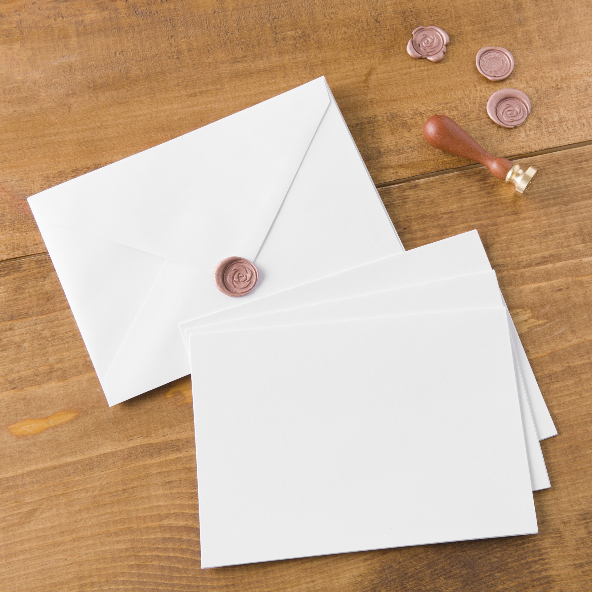 slide 4 of 6, White Frame Cards & Envelopes By Recollections, 5" X 7", 5 in x 7 in