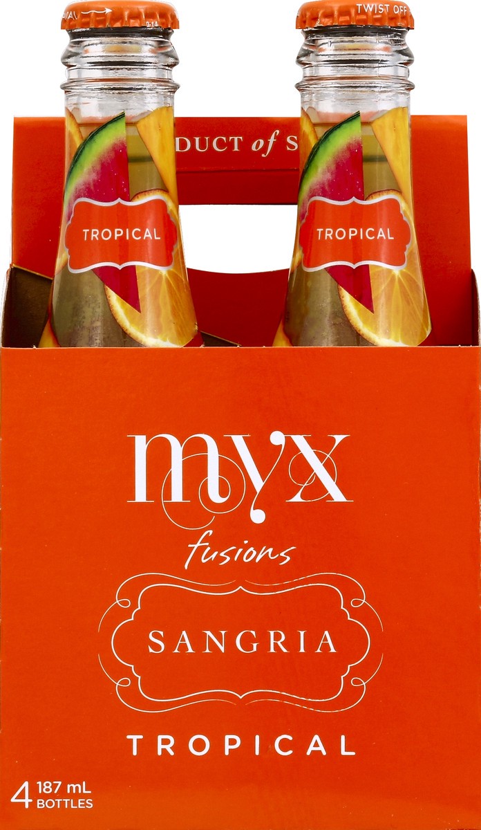 slide 4 of 4, MYX Fusions Sangria 4 ea, 4 ct