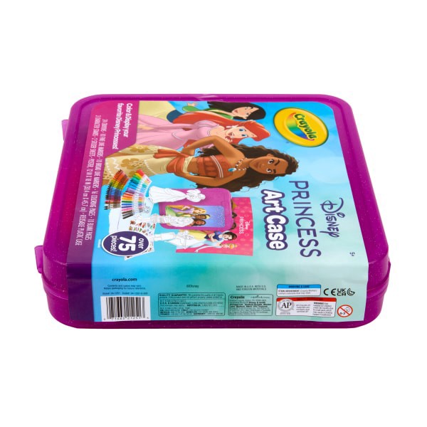 slide 9 of 10, Crayola Disney Princess Art Case, 75 Art Supplies for Girls & Boys, Art Kit for Kids, Coloring Set, Gift for Girls & Boys, 5+, 1 ct