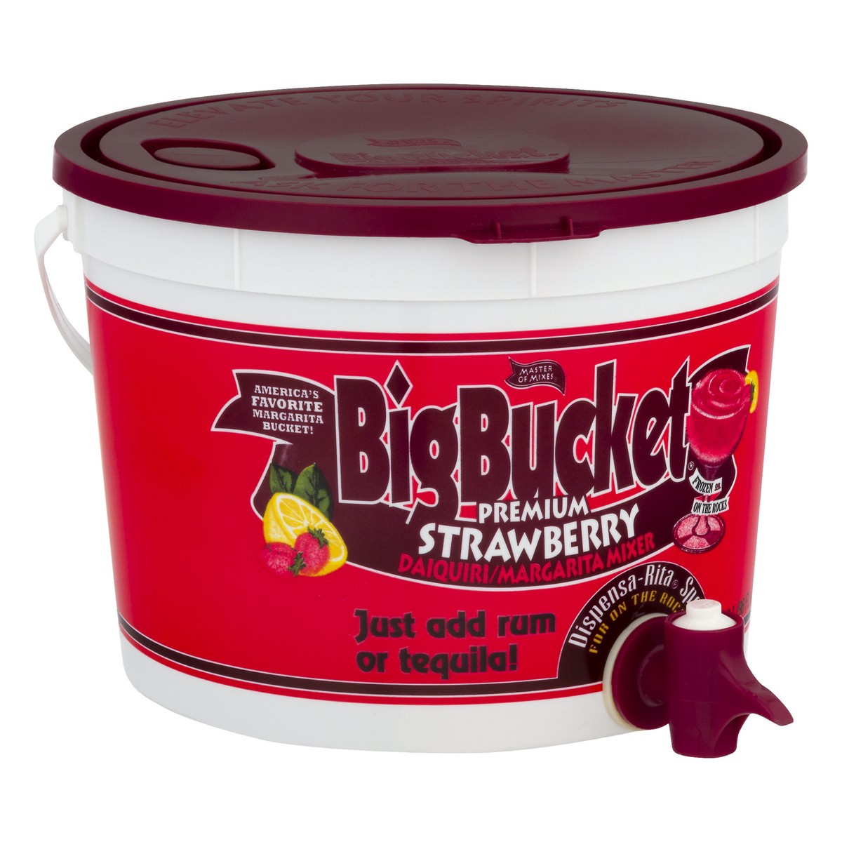 slide 5 of 13, Big Bucket Master Mixes Strwby Margarta Big Bucket - 96 fl oz, 96 fl oz