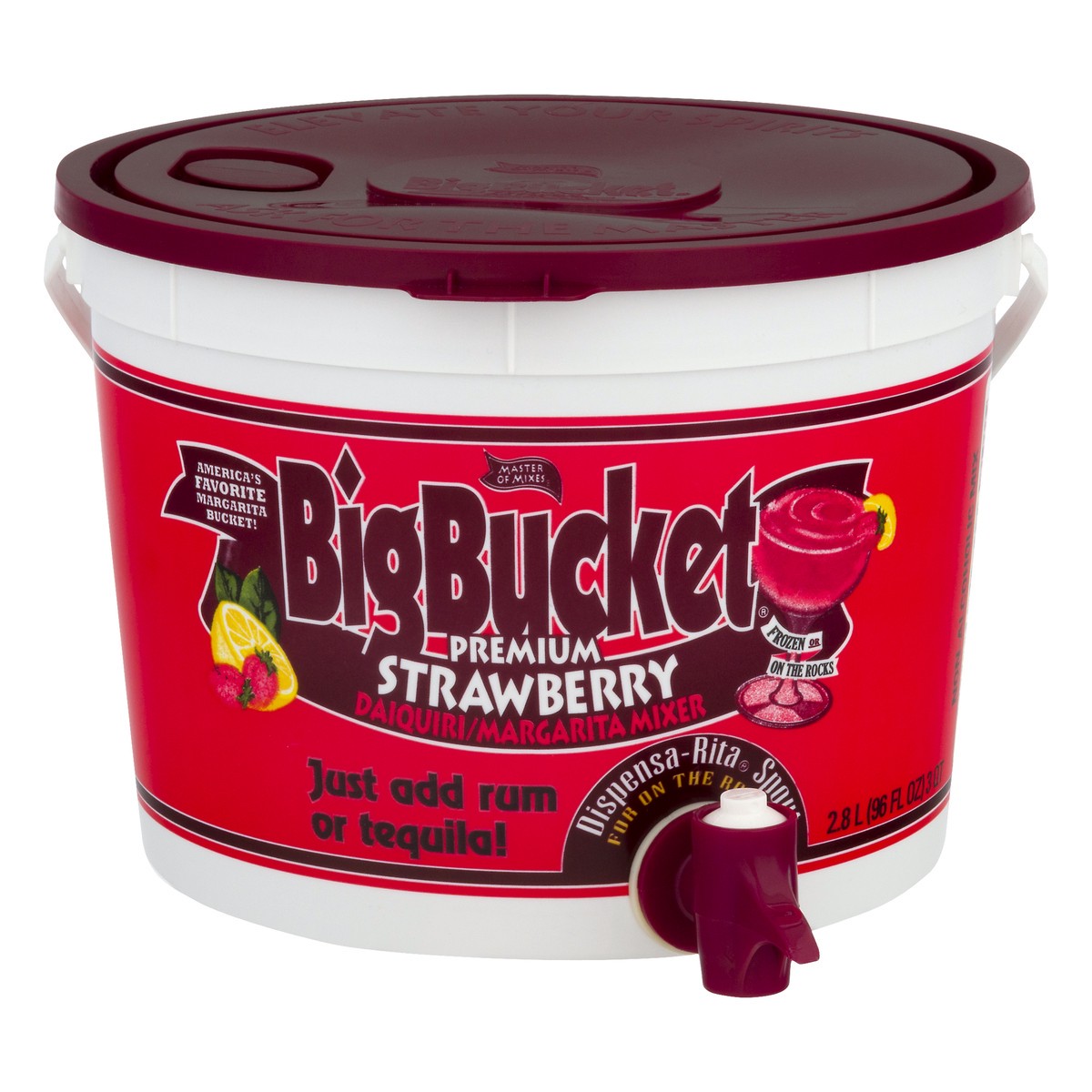 slide 12 of 13, Big Bucket Master Mixes Strwby Margarta Big Bucket - 96 fl oz, 96 fl oz