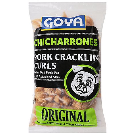 slide 1 of 1, Goya Chicharrones Original Pork Cracklin' Curls 4.75 oz, 4.75 oz