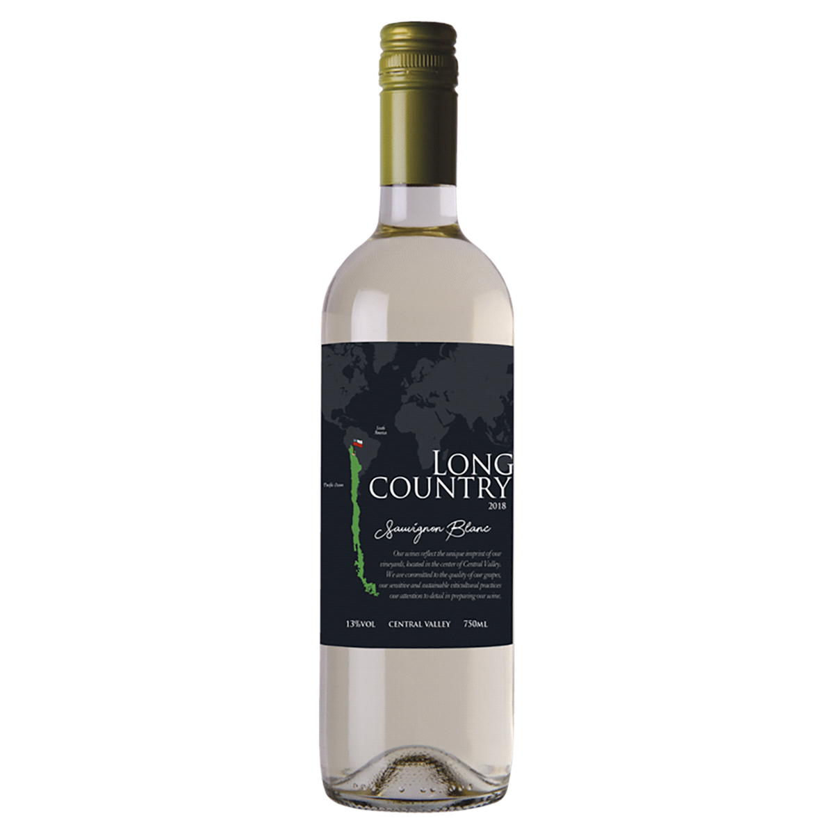 slide 1 of 1, Long Country Sauvignon Blanc Wine, 750 ml