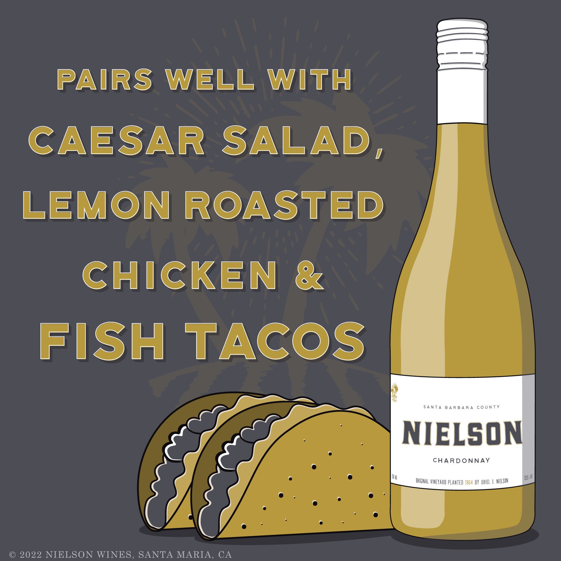 slide 5 of 5, Nielson Santa Barbara County Chardonnay White Wine, 750ml, 750 ml