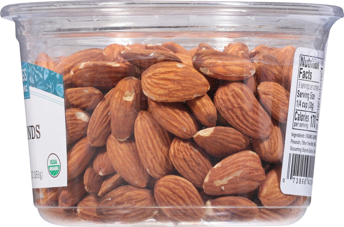 slide 5 of 14, Kn Org Almonds Raw, 9.5 oz