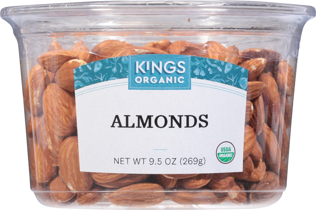 slide 2 of 14, Kn Org Almonds Raw, 9.5 oz