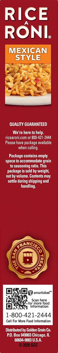 slide 8 of 12, Rice-A-Roni Rice A Roni Rice Pasta Mexican Style 6.4 Oz, 6.4 oz