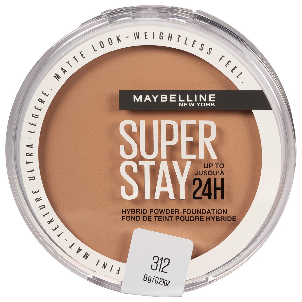 slide 1 of 1, Super Stay 312 Hybrid Powder-Foundation 0.21 oz, 1 ct