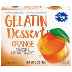 Kroger Orange Gelatin Dessert Mix