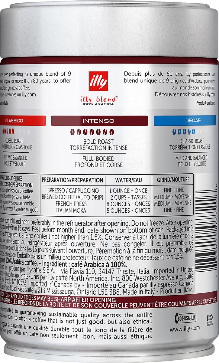 slide 3 of 7, illy Blend 100% Arabica Bold Roast Beans Intenso Coffee - 8.8 oz, 8.8 oz